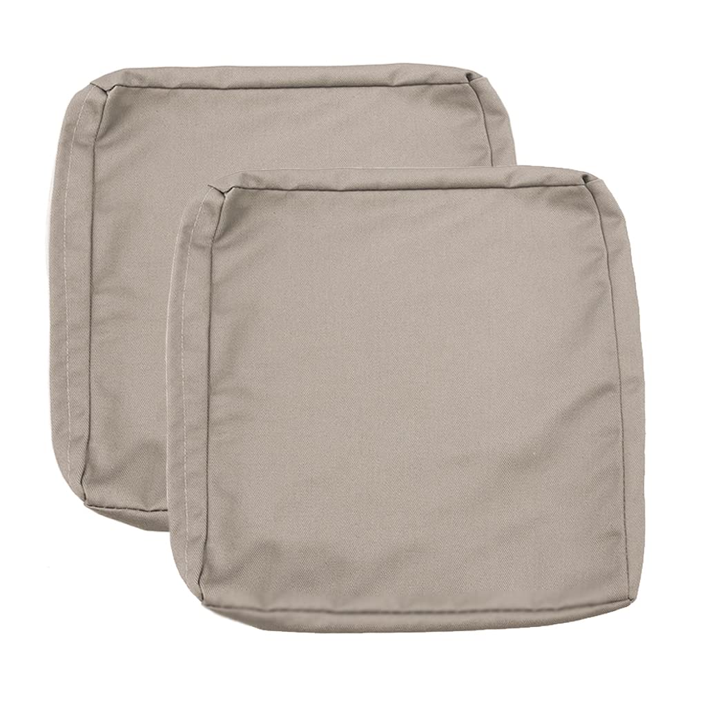 Sqodok Patio Furniture Cushion Covers Outdoor Cushion Covers Set Of 2 Replacement Cushions For Outdoor Furniture Large Waterproo