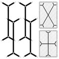 Teessue 4 Pcs Bed Sheet Straps, Adjustable Fitted Sheet Clips Keeping Sheets Place Heavy Duty,Sheet Straps,Mattress Sheet Holder