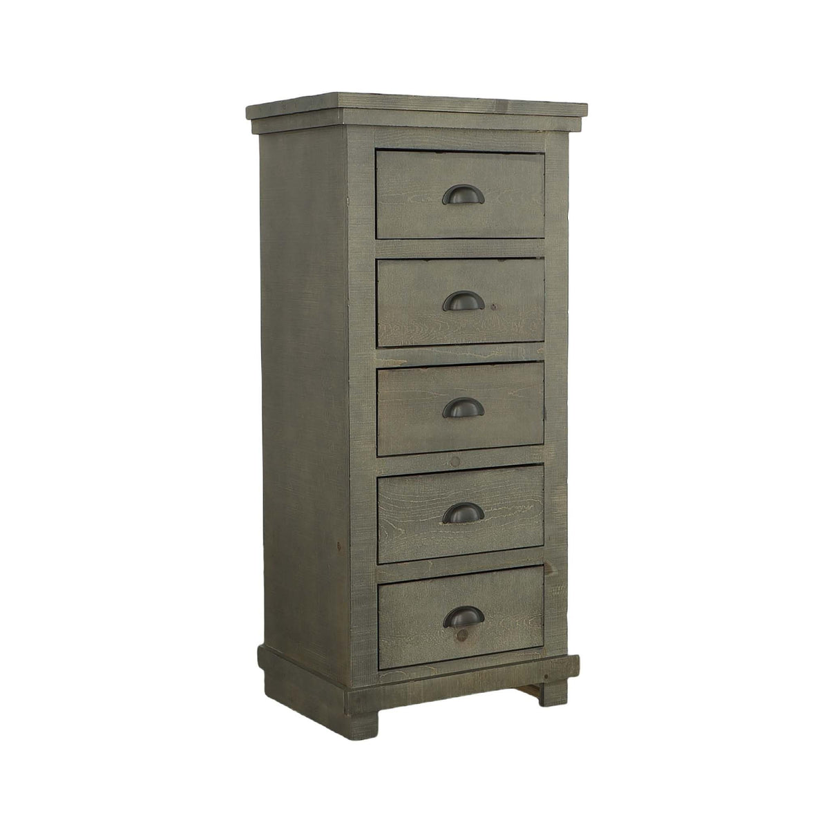 Progressive Furniture Willow Lingerie Chest, Distressed Dark Gray