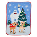 Franco Rudolph The Red Nose Reindeer Kids Holiday Christmas Bedding Super Plush Cozy Throw, 46 In X 60 In, (Officially Licensed