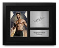 HWC Trading Hugh Jackman USL Framed Signed Printed Autograph Wolverine X-Men Print Photo Picture Display - US Letter Size