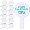 Zhehao 12 Pieces Dry Erase Answer Paddles Bulk Diy Christmas Paddles For Games Double Sided Mini Handheld Dry Erase Answer Board