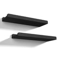 Love-KANKEI Floating Shelves Wall Mounted Set of 2, 17 Inch Rustic Wood Wall Shelves for for Storage, Bedroom Living Room Bathro