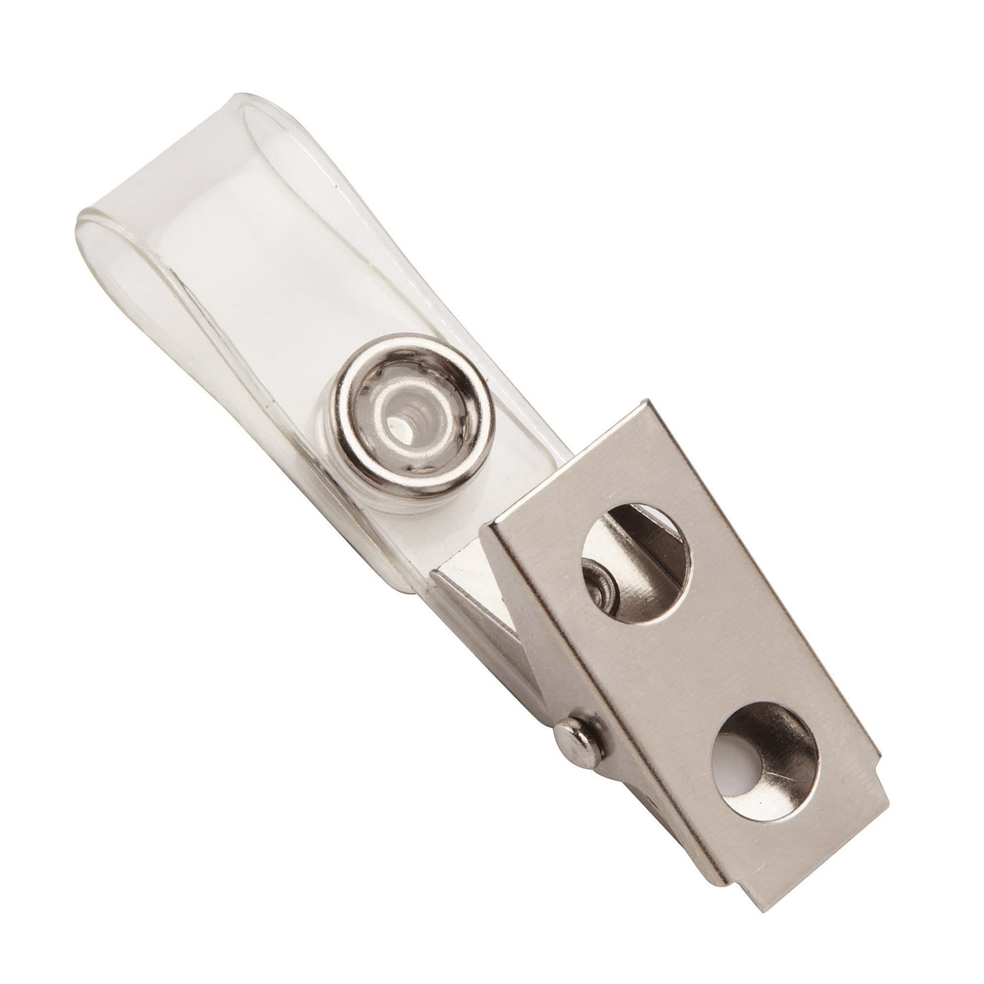 Office Depot Badge Clips, Pack Of 12, 68012