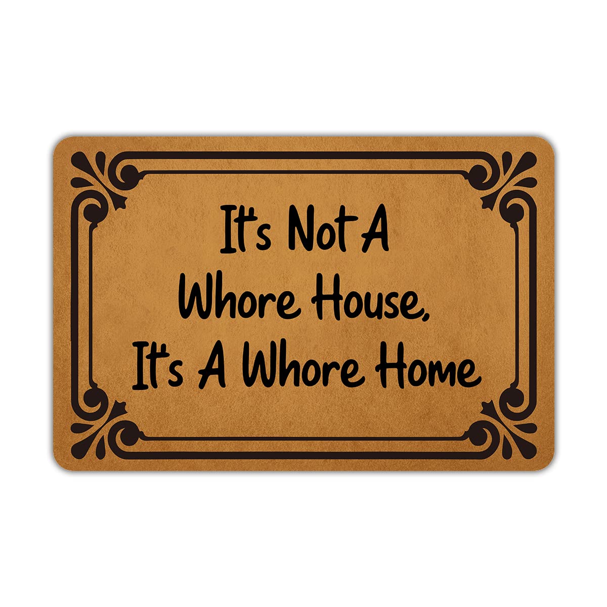 Ytanie Welcome Mats For Front Door Outdoor Entry It'S Not A Whore House, It'S A Whore Home Doormat Non Slip Rubber Mat For Home