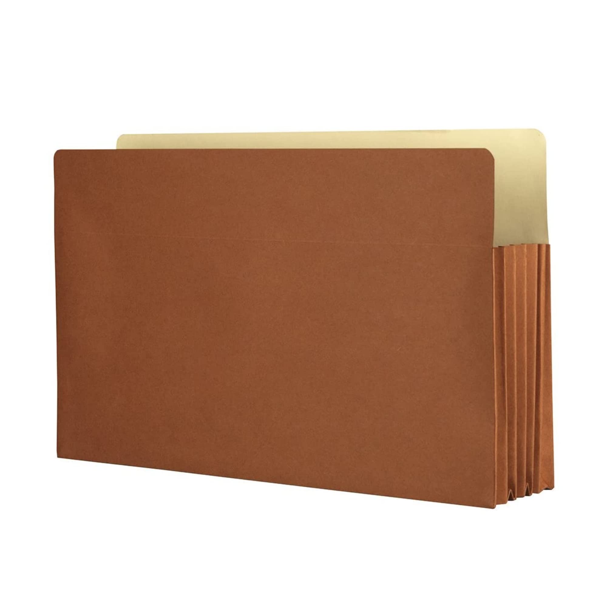 The File King Expanding Accordion File Folder - Legal Size | Box Of 10 Redropes | 5.25    Expansion | Store And Organize Papers