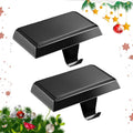 Guojanfon Christmas Stocking Holder Bases - Mantel Stocking Hangers Hanging Hooks for Fireplace Stand Hanger Holder Weighted Han