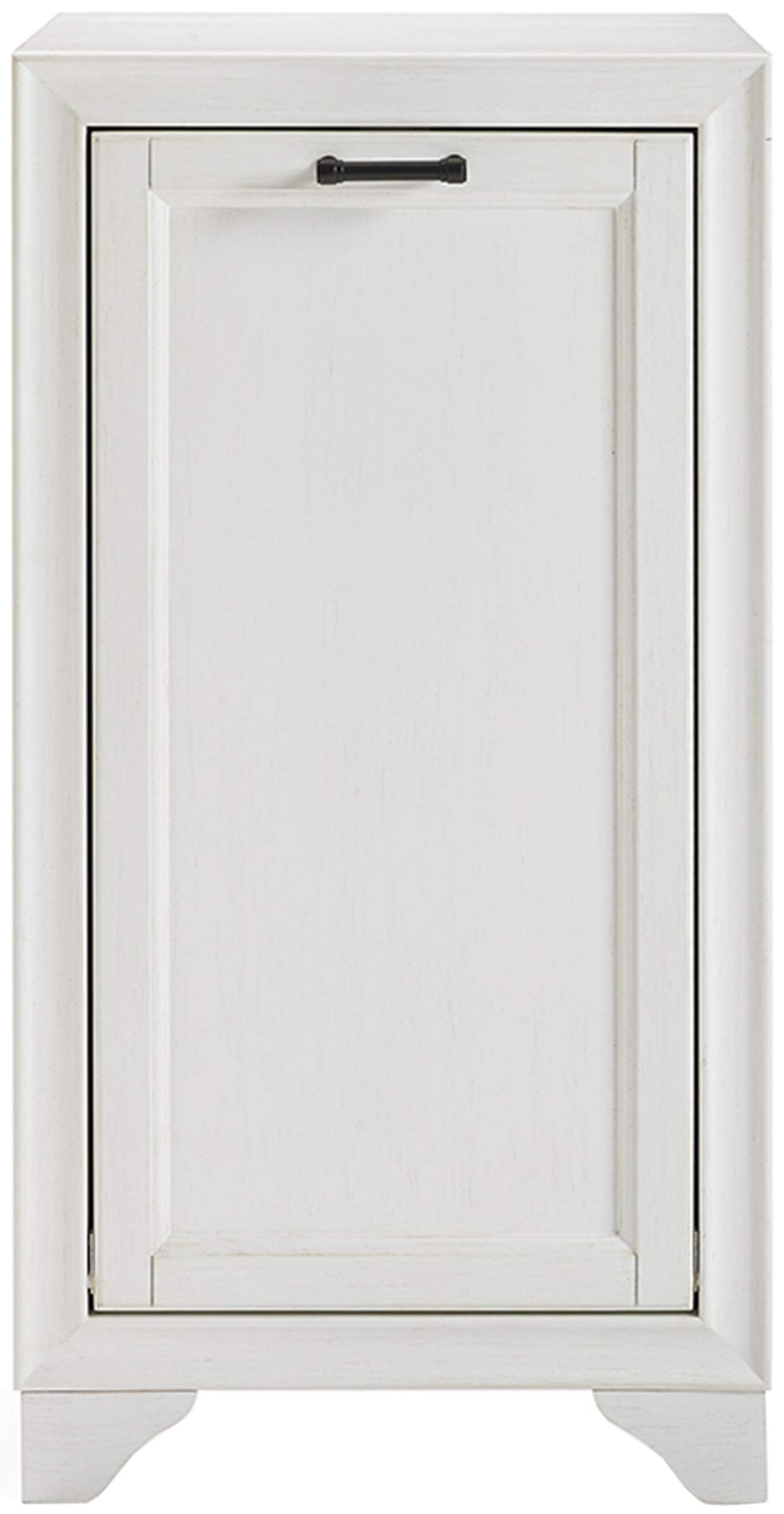 Crosley Furniture Tara Laundry Hamper with Linen Sorting Bag, Bathroom Storage and Organization, Vintage White