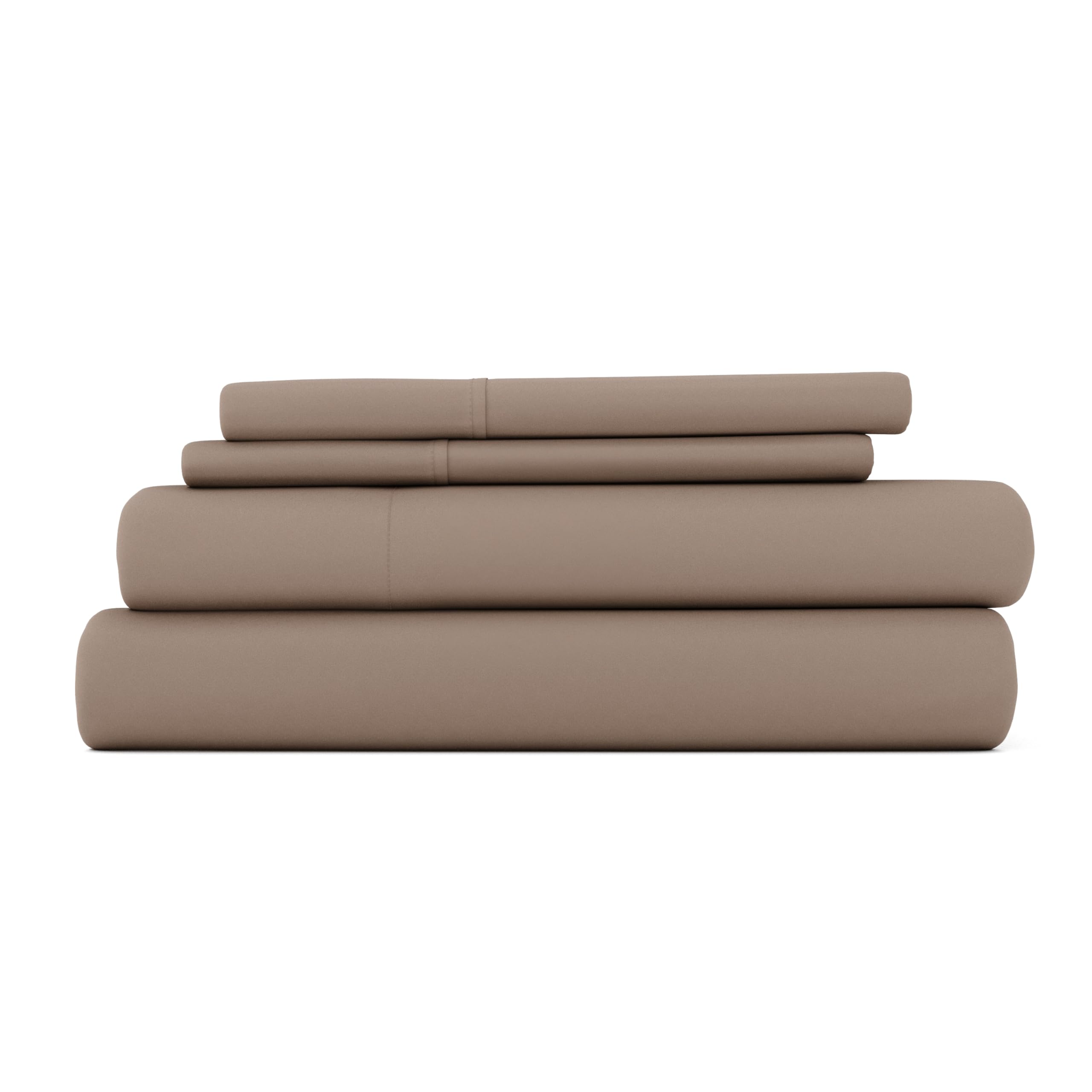 Linen Market Bed Sheets For Twin Size Bed (Taupe) - Sleep Better Than Ever With These Soft And Cooling Twin Sheets - Deep Pocket