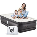 Twin Size Air Mattress with Built-in Pump 18 Raised - 2-Min Set Up, No Odd Smell, 600 lb Support, Foldable Air Bed with Storage 