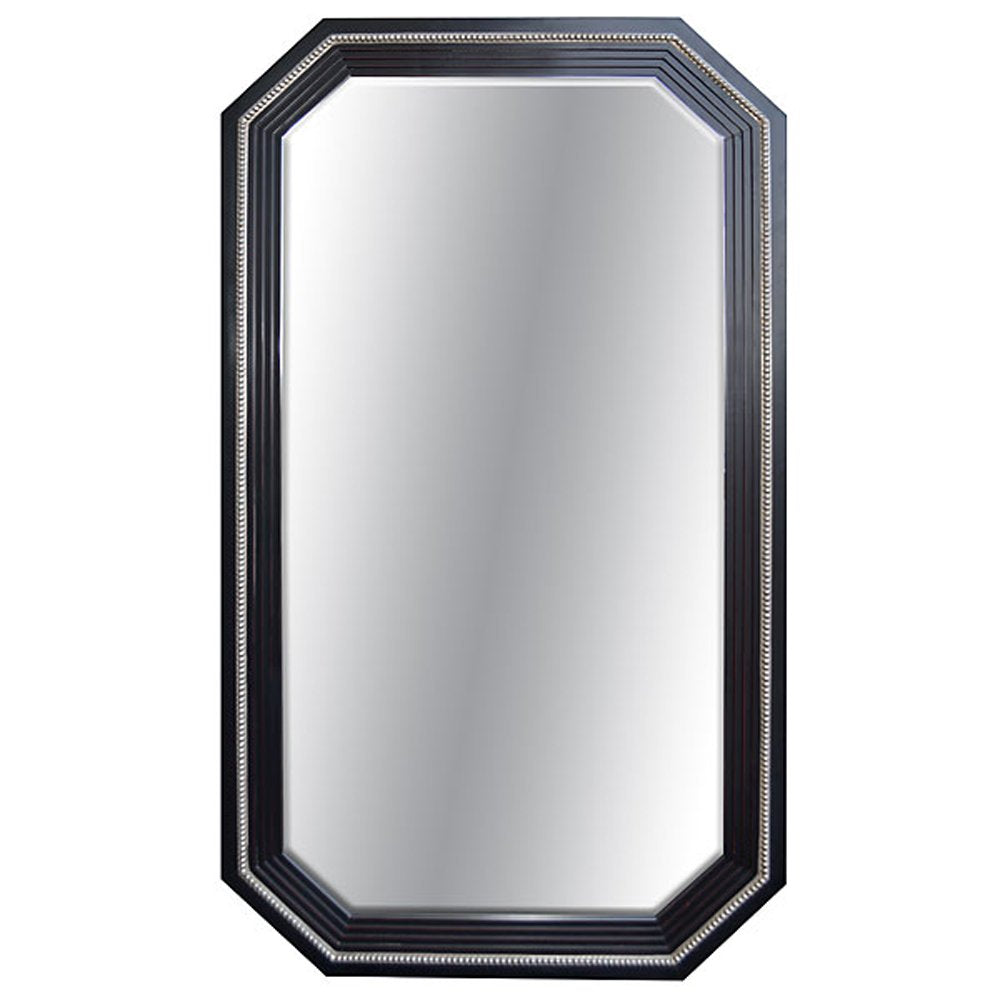 Timeless Reflections By Afd Home 11098939 Cabachon Mirror, Black Finish