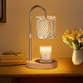ZENLEA Candle Warmer Lamp with Timer, Candle Lamp with Dimmer and 2 Bulbs, Wax Warmer Height Adjustable for Home Decor, Wax Melt
