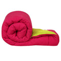 Svt Microfiber 200Tc Comforter (Double Bed_Pink & Green)