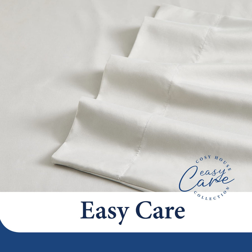 Cosy House Collection Luxury Cooling Rayon Derived From Bamboo Blend Ultra Soft Pillow Cases - Cooling & Breathable - Set Of 2 P