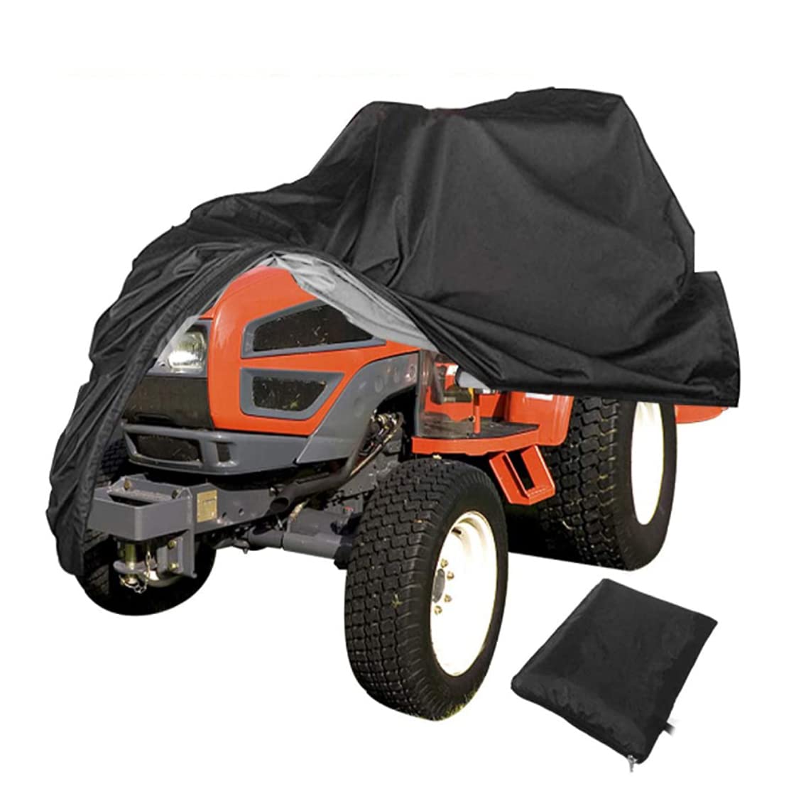 Kiseer Outdoors Lawn Mower Cover Waterproof Heavy Duty 210D Polyester Oxford Uv Protection Lawn Tractor Cover Fits Decks Up To 5