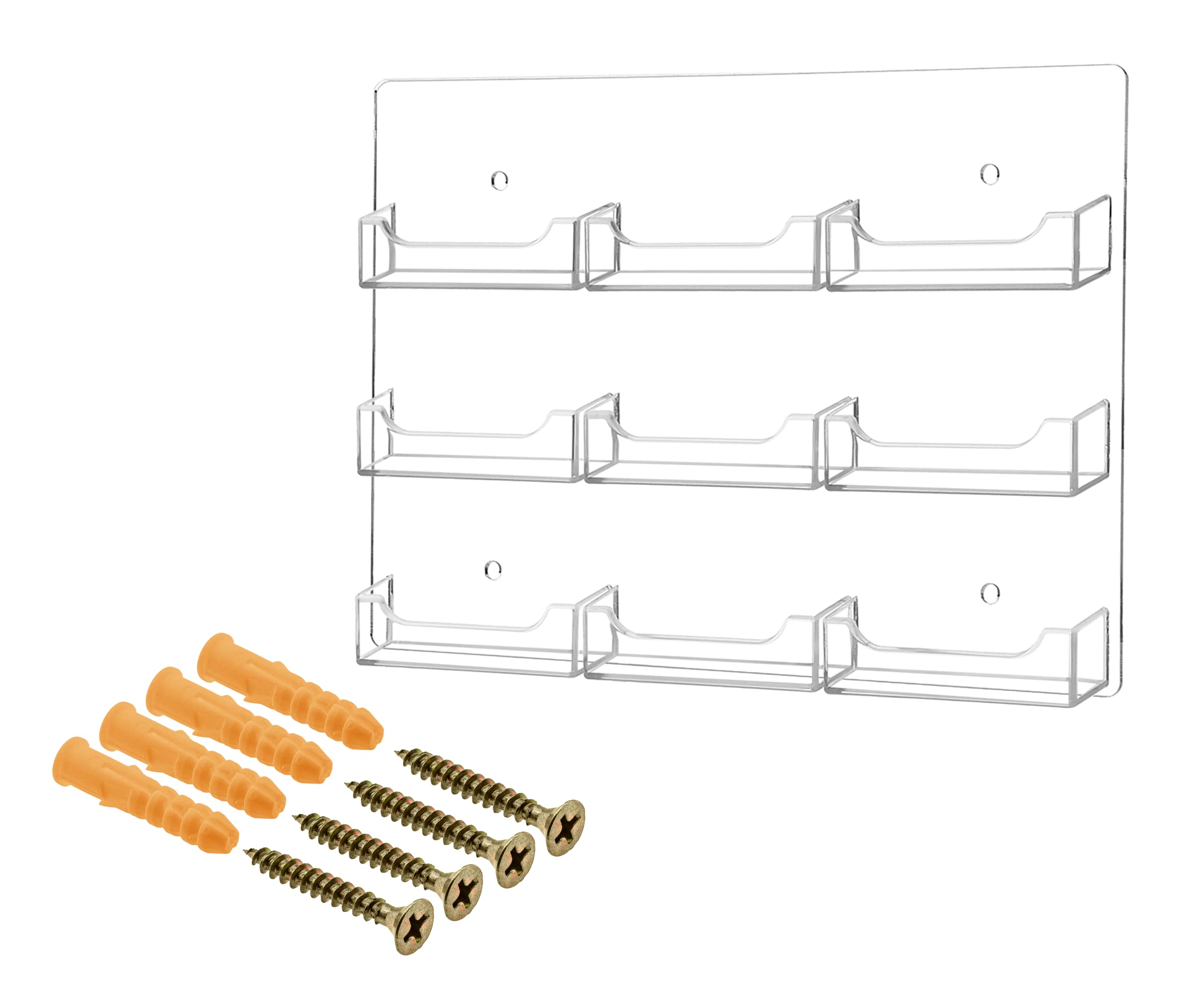 Marketing Holders Wall Business Card Holder With Hanging Hardware For 3.5' X 2' Gift Or Appointment Cards Trade Show Conventio