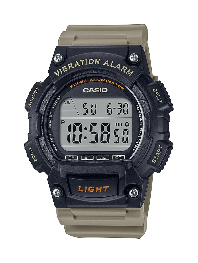 Casio W-736H-5Avcf Black/Beige One Size