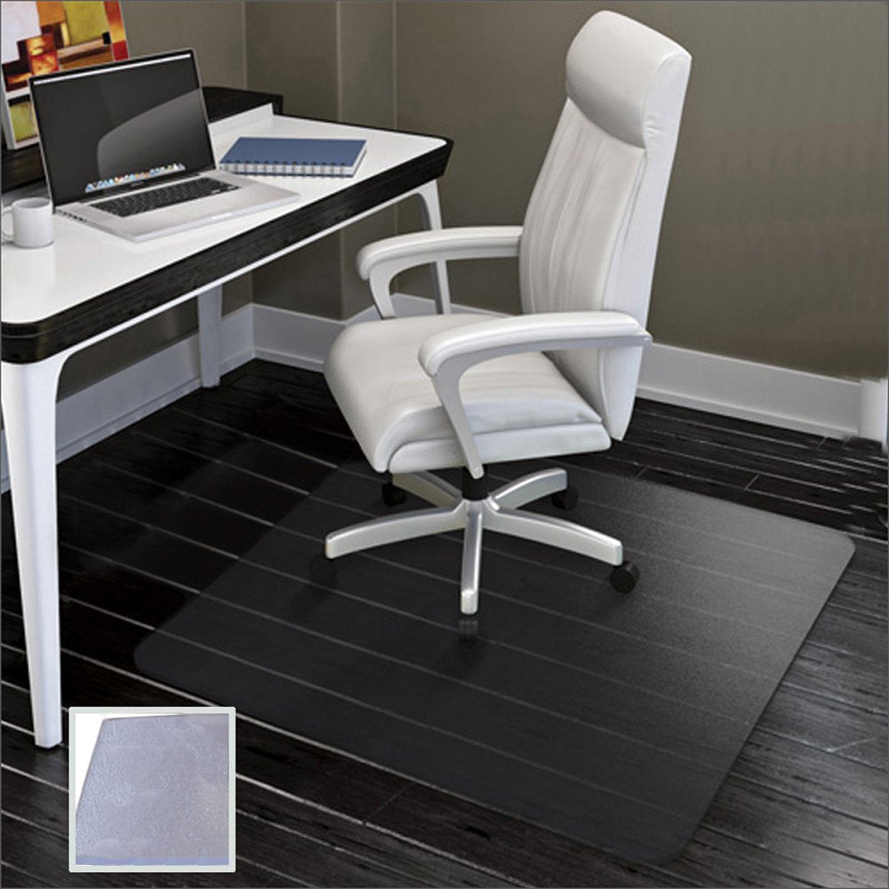 Sharewin Office Chair Mat For Hard Floors - 47''×47'',Heavy Duty Clear Wood/Tile Floor Protector Pvc Transparent