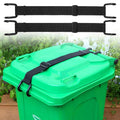 QUFA Trash Can Lid Lock Strap for Raccoons & Animals, 2896 Gallon, 2 Pack