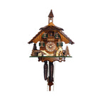 Alexander Taron 4441 Engstler Weight-Driven Cuckoo Clock-Full Size-12 H X 10.75" W X 6.75" D, Brown
