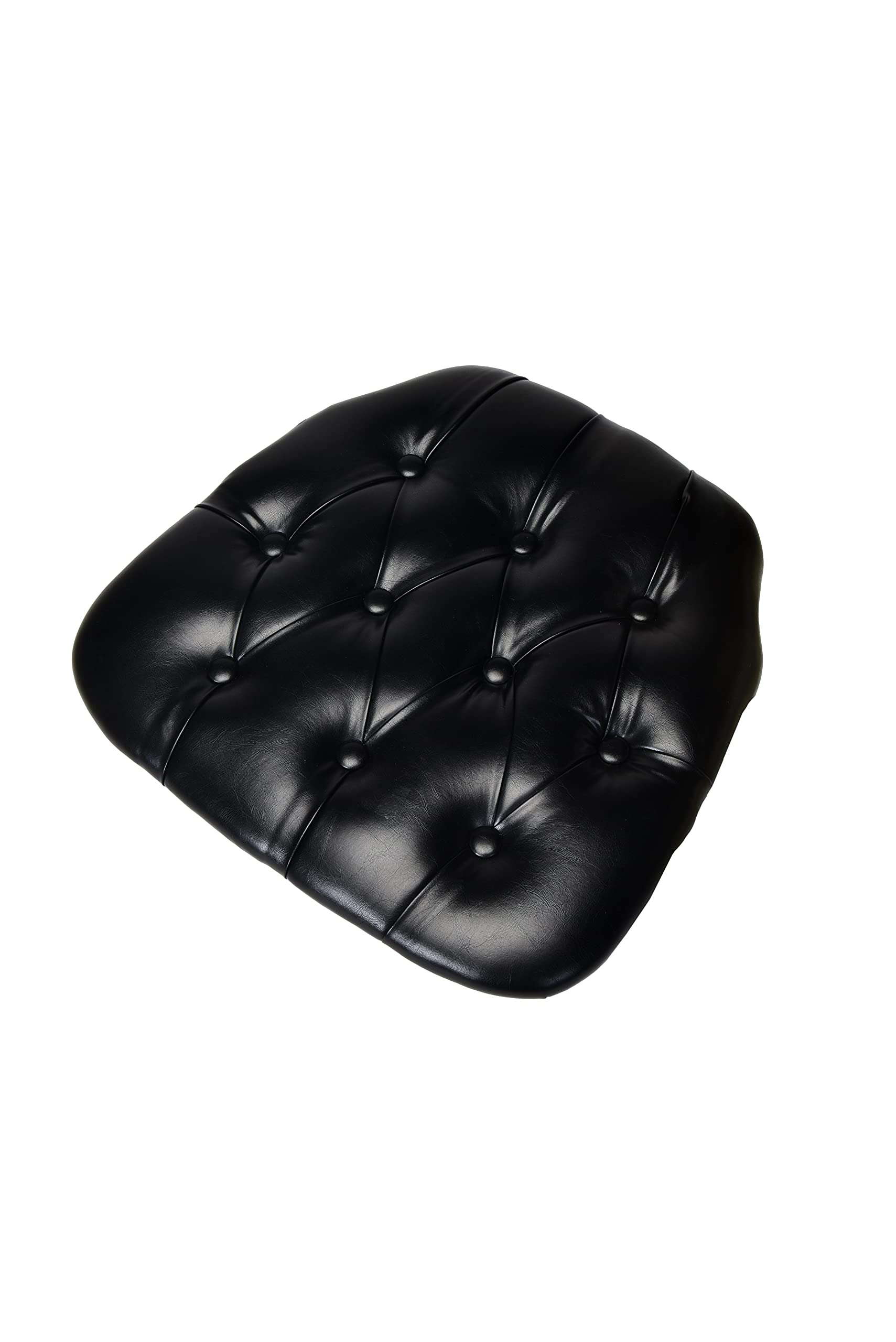 Commercial Seating Products Black Tufted Vinyl Cushions Chairs, 6-Pack