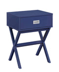 Convenience Concepts Designs2Go Landon 1 Drawer End Table, unspecified, Cobalt Blue