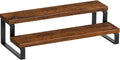 Wood Art Store 2Tier Rustic Wood Shelf Organizer For Bathroom Kitchen  Countertop Display Rack For Kitchen, Bathroom, Makeup, 