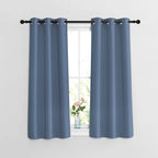 Nicetown Bedroom Blackout Curtains And Drapes 48' Long 2 Panels Set - Window Treatment Thermal Insulated Solid Grommet Window T