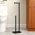 KES Freestanding Toilet Paper Holder with Reserve for Bathroom with Weighted Base, Modern Tissue Roll Holder Stand 29 H, SUS304 
