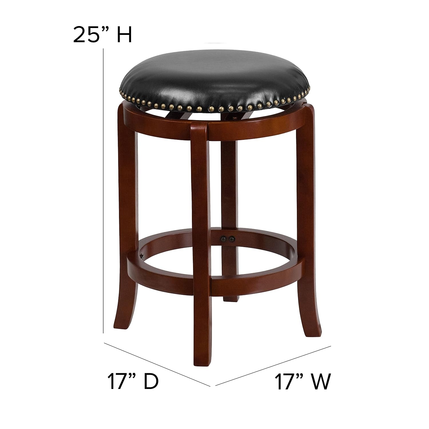 Flash Furniture Margaret 24'' High Backless Counter Height Stool - Thumbnail 3