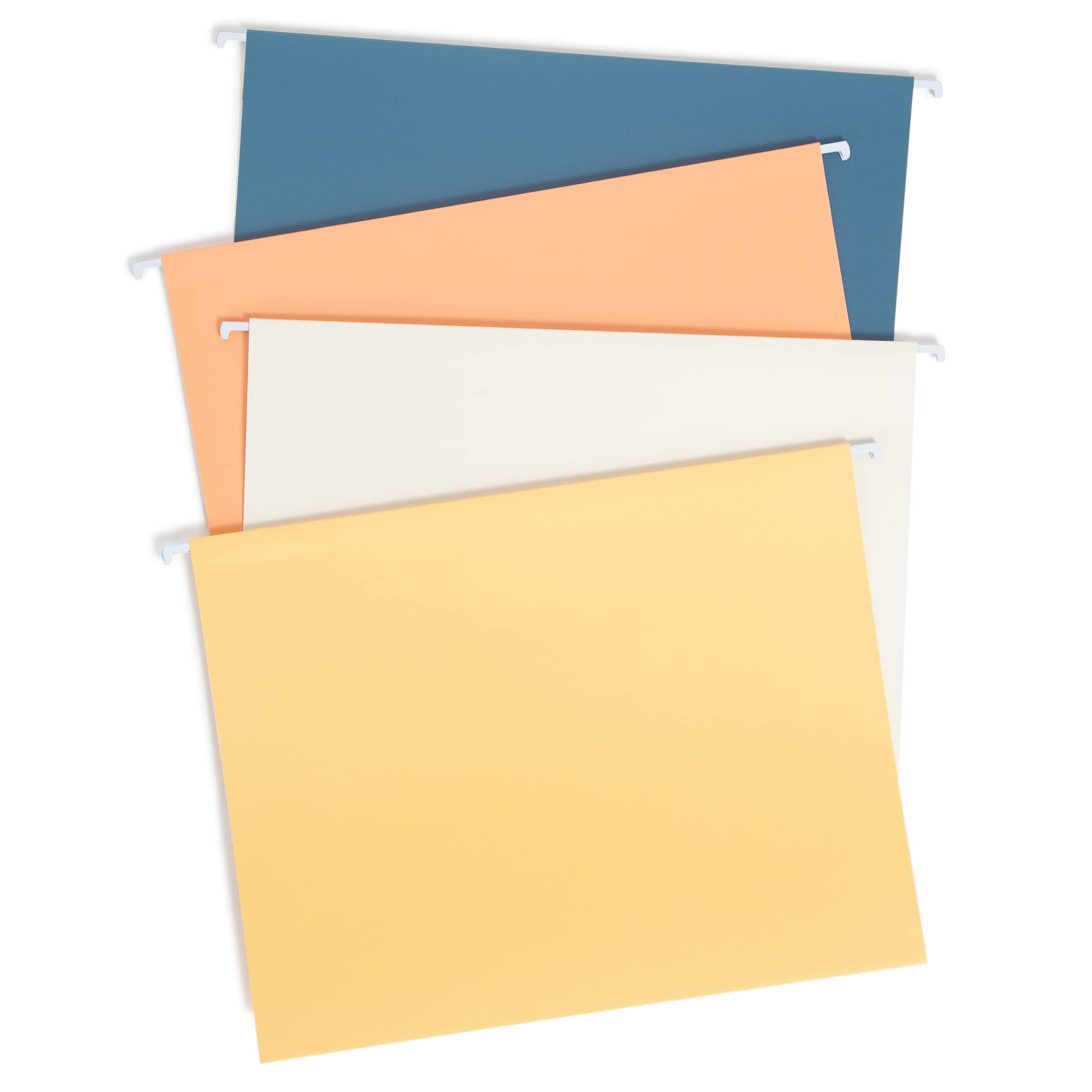 U Brands Hanging File Folders Set, Office Supplies, Cottage Core, Fsc Certified, 24 Count