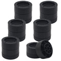Hanihua Furniture Risers Black Bed Risers 2 Inch (Set Of 6), Heavy Duty Bed Lifts Risers For Table, Sofa, Couch, Desk, Adjustabl