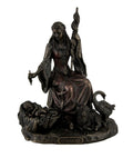 Veronese Design Frigga Norse Goddess of Destiny Love and Marriage w/Infant Animals & Spindle