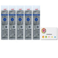 Uni Jetstream Edge 0.28Mm Oil-Based Ballpoint Pen Refills(Sxr-203-28 Blue) 5-Pack/Amazdone Sticky Notes Value Set, 6 Piece Set