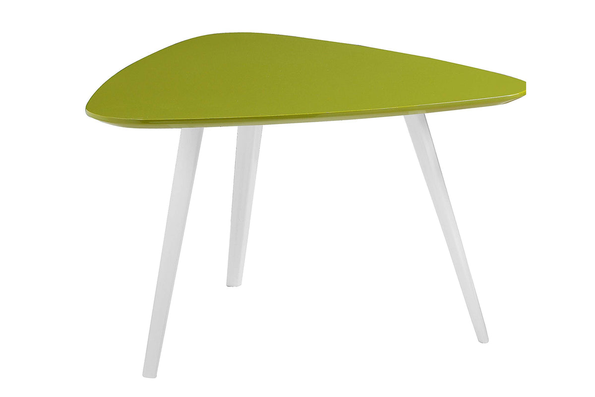 Pangea Home Hal Accent Table, Green