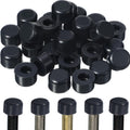 Outus 15 Pcs Rubber Door Stop Silicone Replacement Door Stop Caps Tips Bumpers For Wall And Floor Protection, Universal Size (Bl