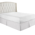 Hc Collection Bed Skirt, Soft Microfiber Box Spring Cover, Bed Skirting King Size, 14' Inch Drop, Wrinkle & Fade Resistant - Wh