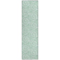 Seabreeze Sz11 Green Coastal Rug Runner 2' 3" X 7 ' 6"
