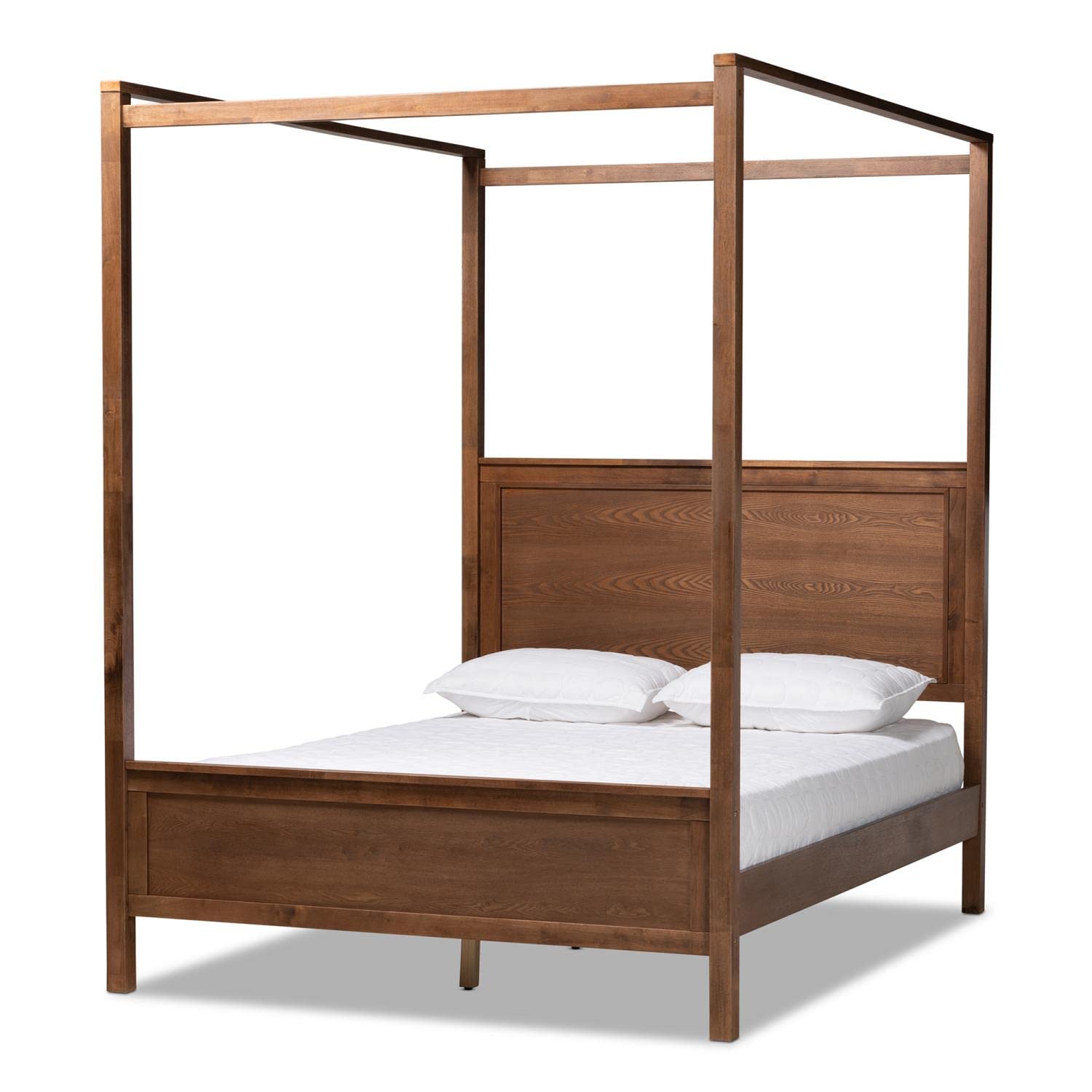 Baxton Studio Veronica Platform Canopy Bed