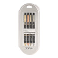 Tul Gl Series Retractable Gel Pens, Mixed Metals, Medium Point, 0.7 Mm, Black Barrel, Black Ink, Pack Of 4 Pens