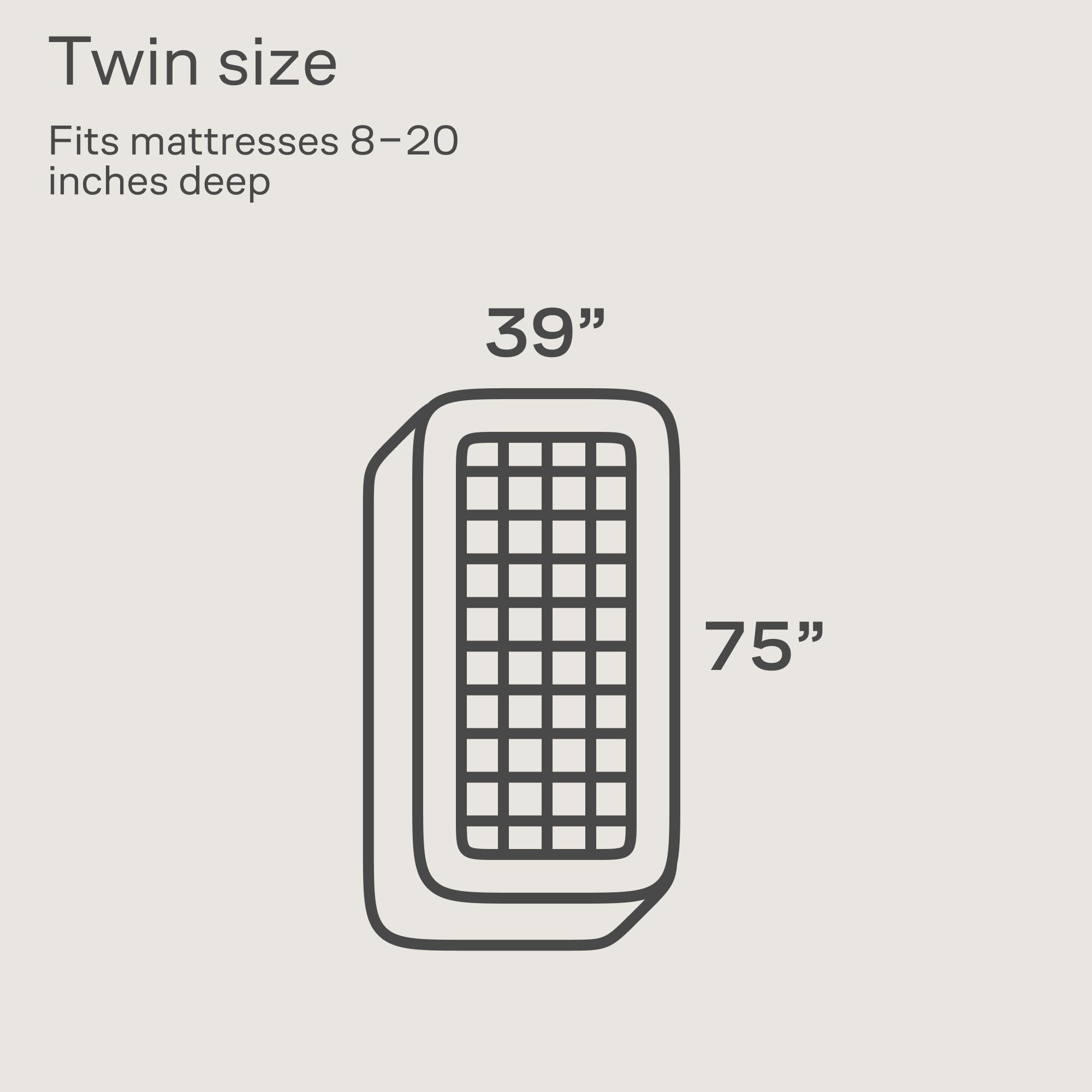Niagara 2 Inch Twin Mattress Topper - Cooling Breathable Pillow Top Mattress Pad For Back Pain Relief - Deep Pocket Topper Fits