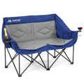 Double Camping Chairs Oversized Loveseat - 2 Person Camping Chair Portable Lawn Folding Chair for Outside Adults - Heavy Duty Ou