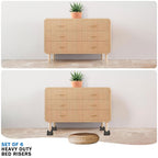 Annkut Bed Risers 3 Inch Heavy Duty, Furniture Risers For Bed Desk Table Sofa Couch,Oversized Bed Lifts Risers,Support Up To 500