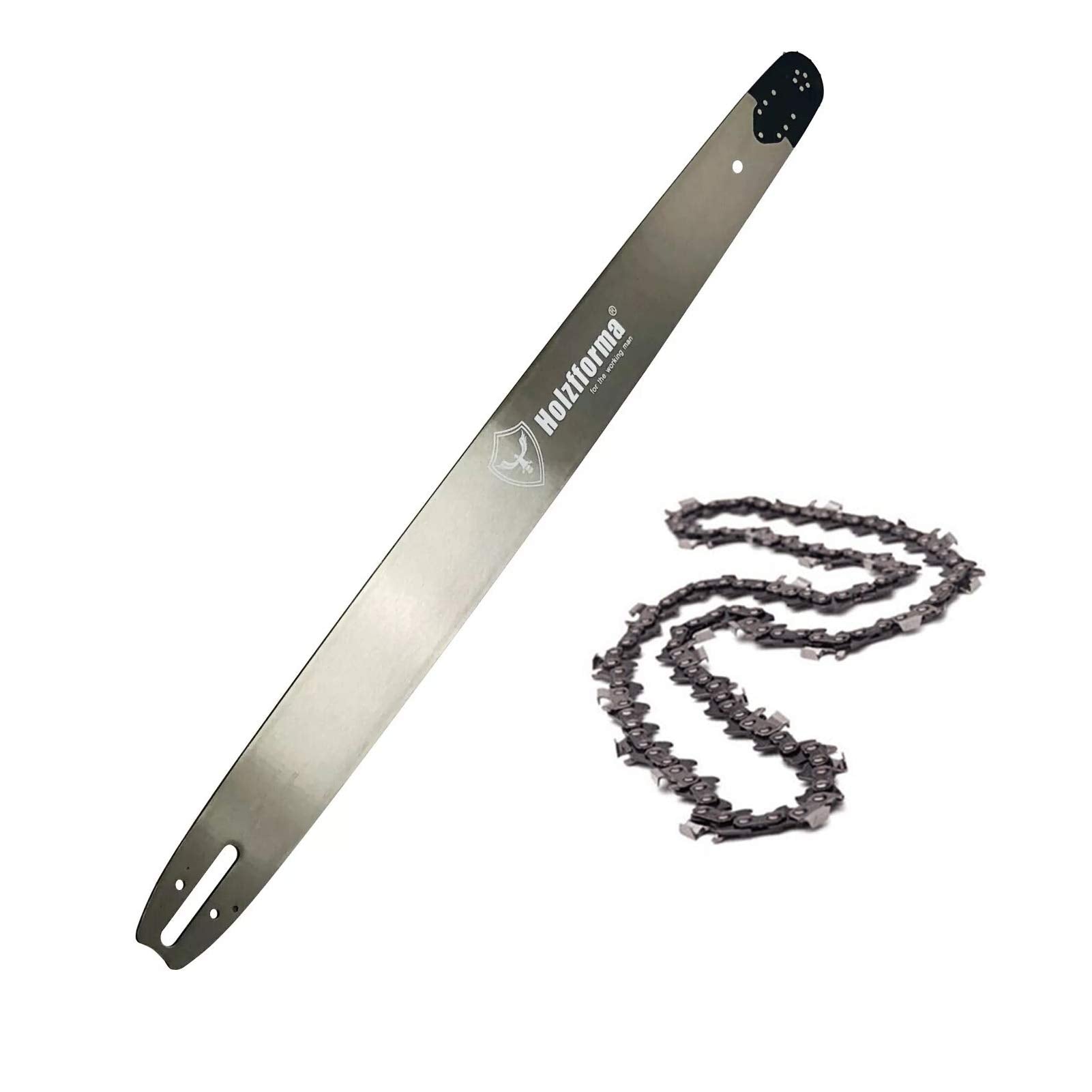 Farmertec Holzfforma Pro 36 Inch 3/8 .063 114Dl Solid Bar & Full Chisel Chain Combo Compatible With Stihl Ms440 Ms441 Ms460 Ms46