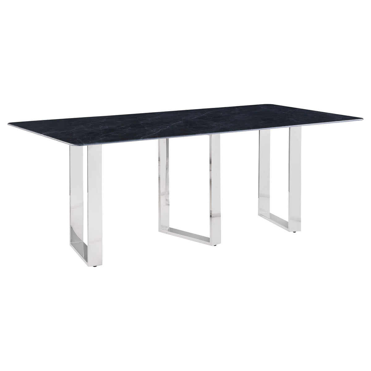 Coaster Home Furnishings Desden 79-Inch Rectangular Sintered Stone Dining Table Grey