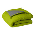 Svt Microfiber 200Tc Comforter (Double Bed_Green & Grey)