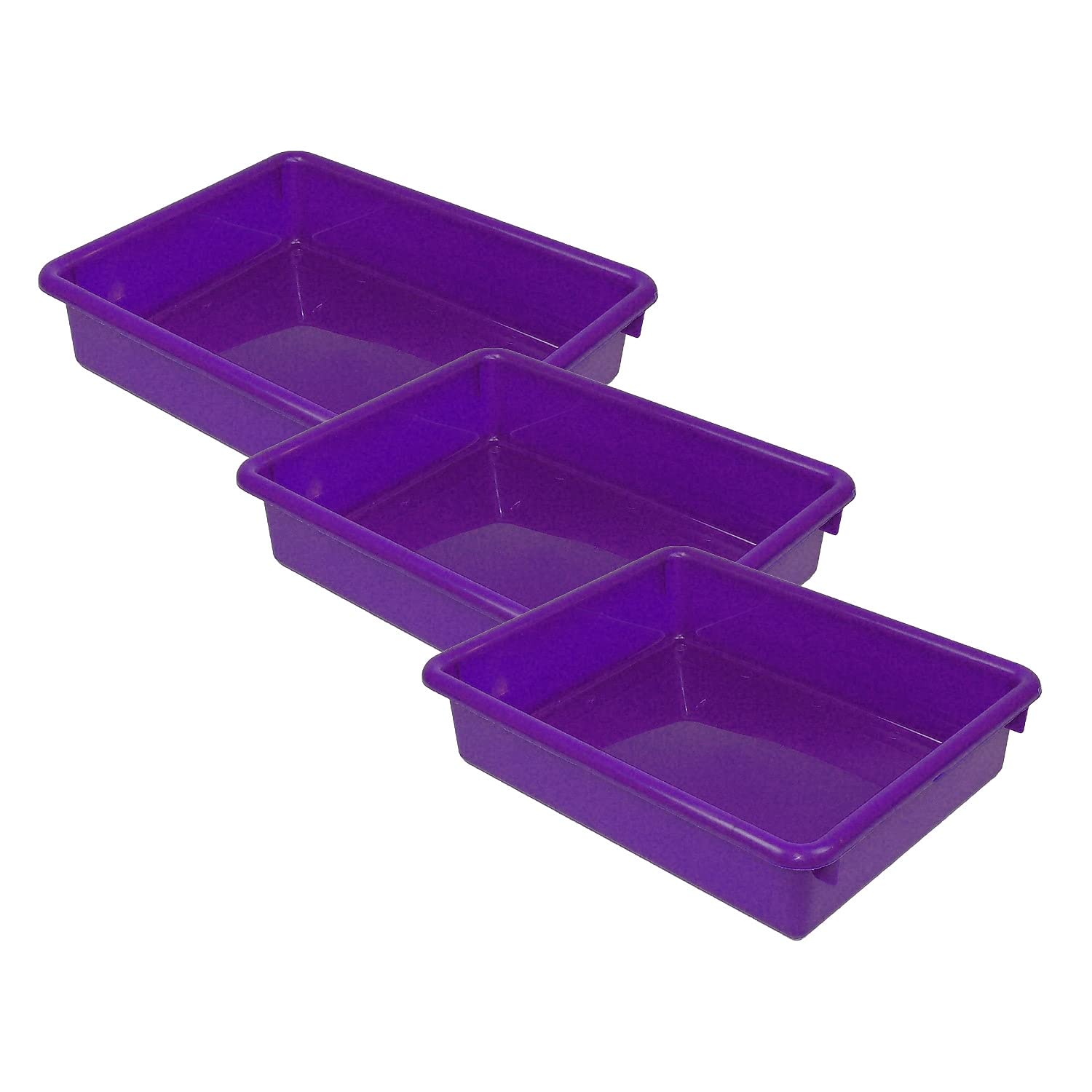 Romanoff Products ROM15106-3 3 in. Purple Stowaway Letter Tray - 3 Each