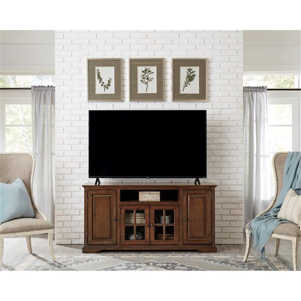 64 Inch Console - Auburn Cherry