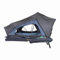 Overland Vehicle Systems Xd Sherpa Soft Shell Aluminum Hard Shell Hybrid Roof Top Tent With Blackout Kit - Grey Body & Black Rai