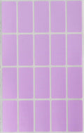 Royal Green Labels Rectangular Stickers Craft Adhesive In Pastel Purple 40Mm X 19Mm (1.57 Inch X 0.75) Great For Envelope Seals